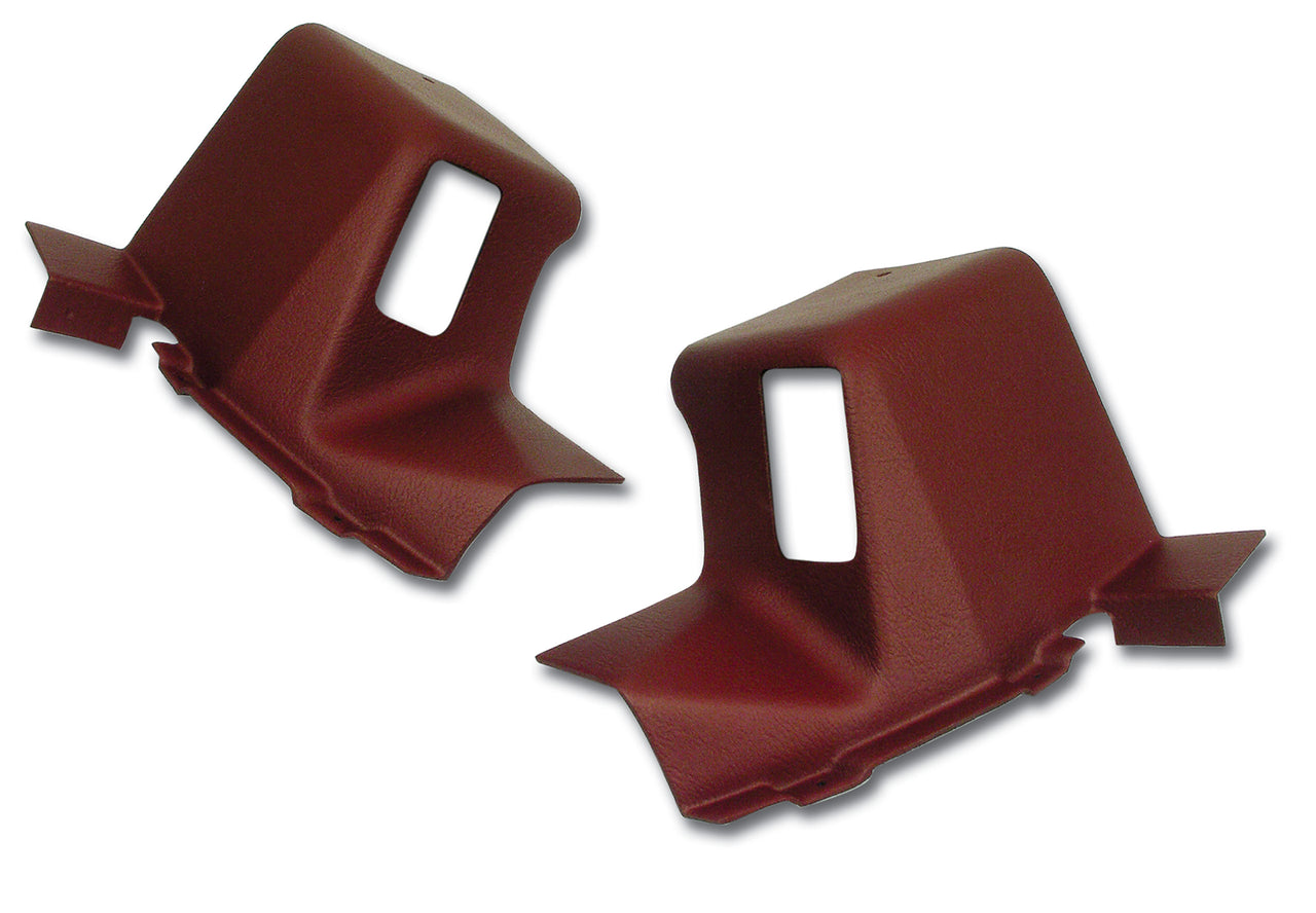 1968-1968 Corvette Interior Rear Quarter Panel Extensions Dark Orange Coupe-428138-Corvette-Store-Online