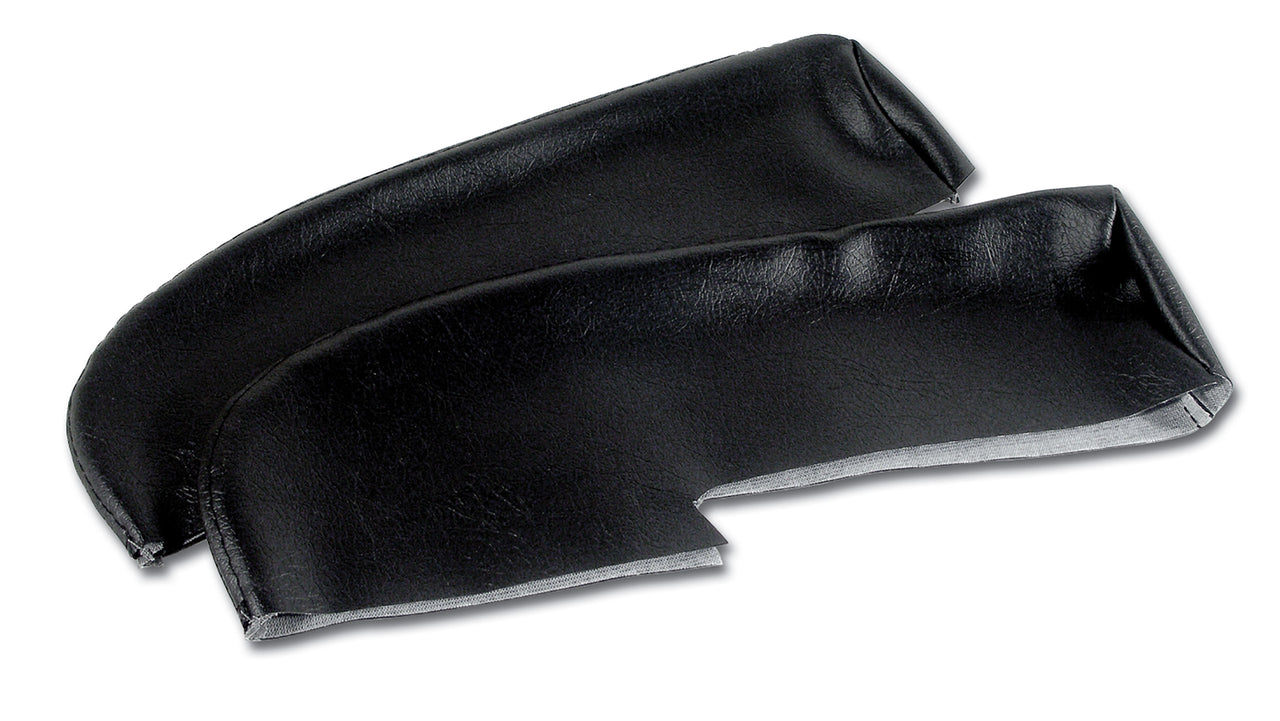 1959-1961 Corvette Vinyl Armrest Cover Pair W/O Pad - Black-429920-Corvette-Store-Online