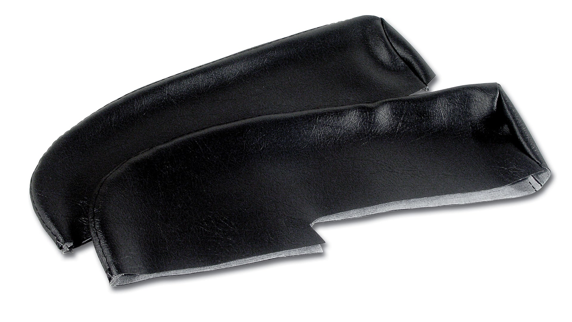 1959-1961 Corvette Vinyl Armrest Cover Pair W/O Pad - Black-429920-Corvette-Store-Online