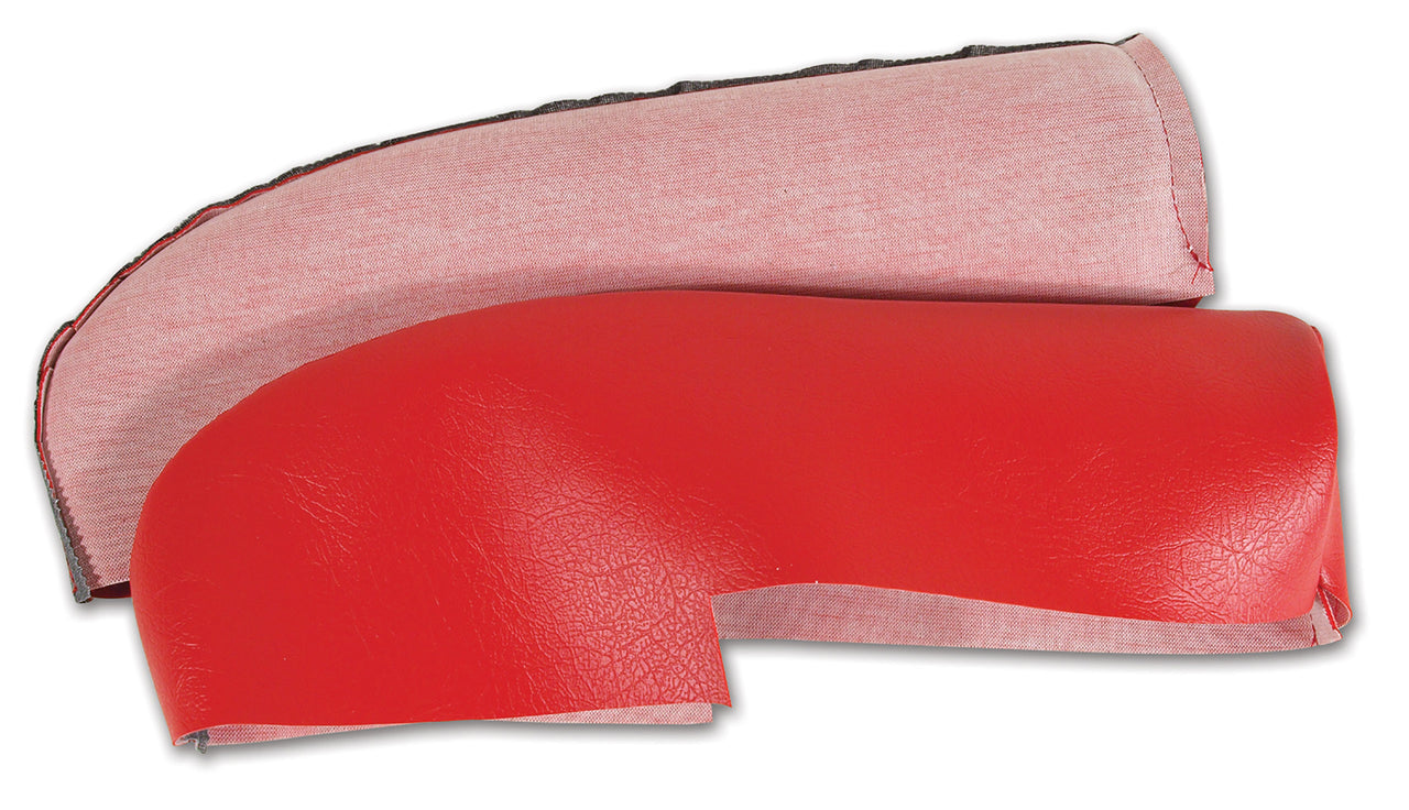 1959-1961 Corvette Vinyl Armrest Cover Pair W/O Pad - Red-429935-Corvette-Store-Online