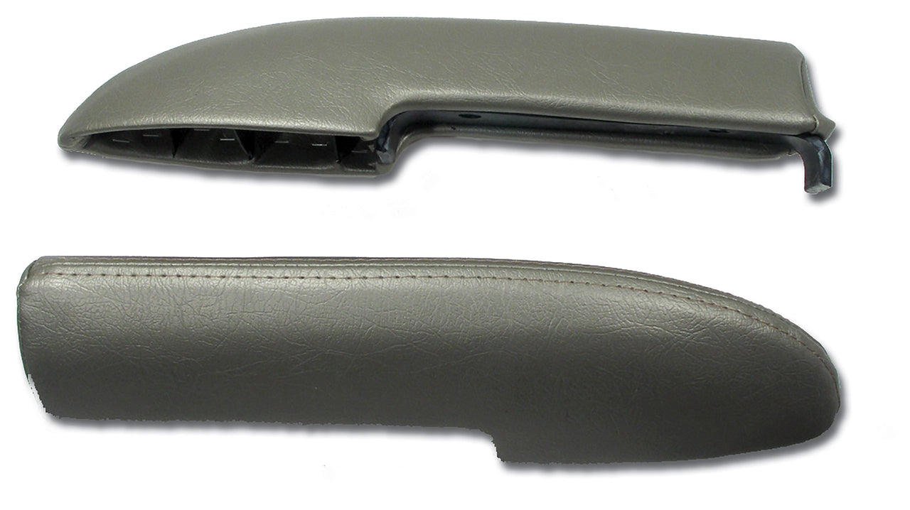 1961-1961 Corvette Armrest Assemblies W/O Chrome Ends - Fawn-430309-Corvette-Store-Online