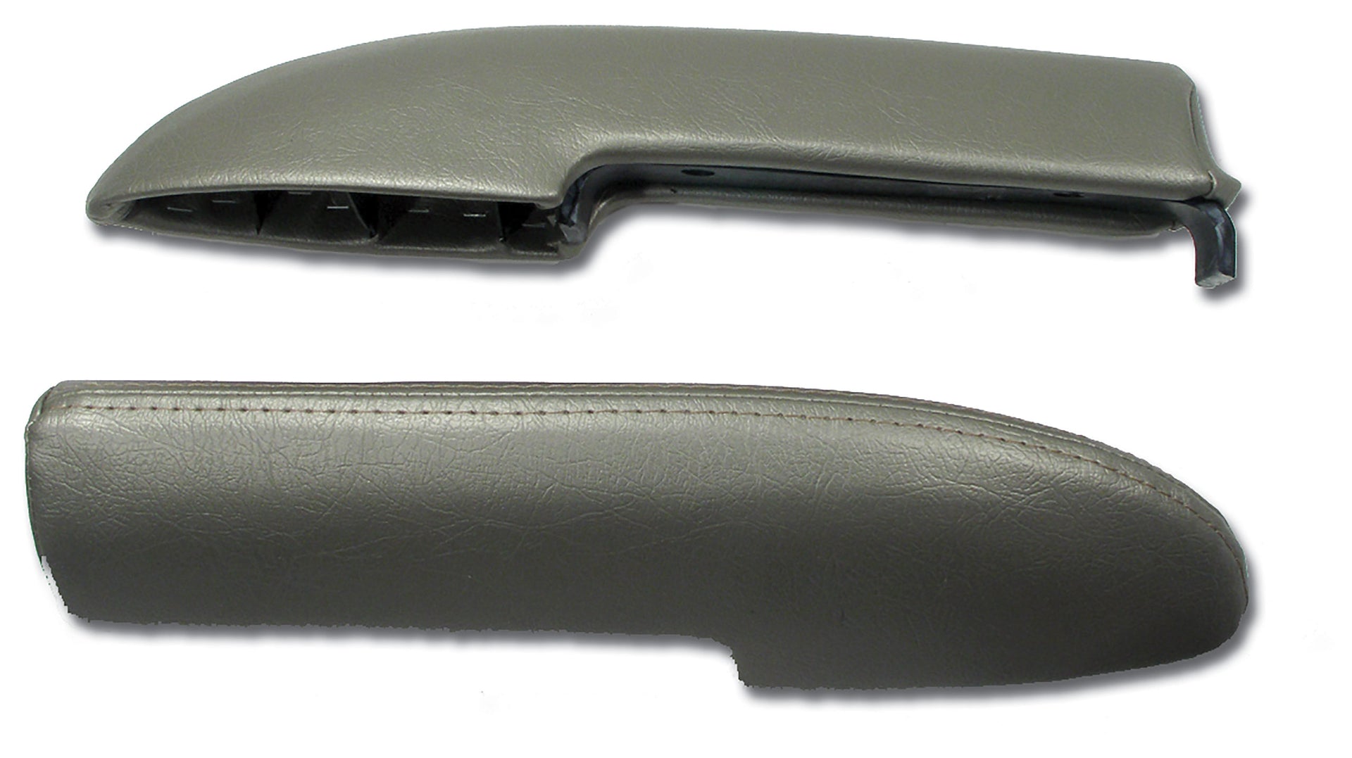 1961-1961 Corvette Armrest Assemblies W/O Chrome Ends - Fawn-430309-Corvette-Store-Online