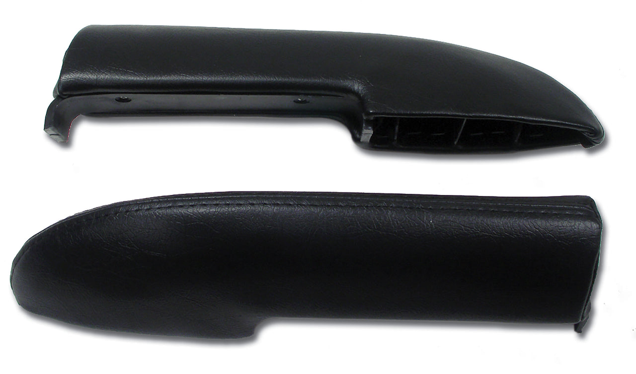1959-1961 Corvette Armrest Assemblies W/O Chrome Ends - Black-430320-Corvette-Store-Online