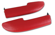 1959-1961 Corvette Armrest Assemblies W/O Chrome Ends - Red-430335-Corvette-Store-Online