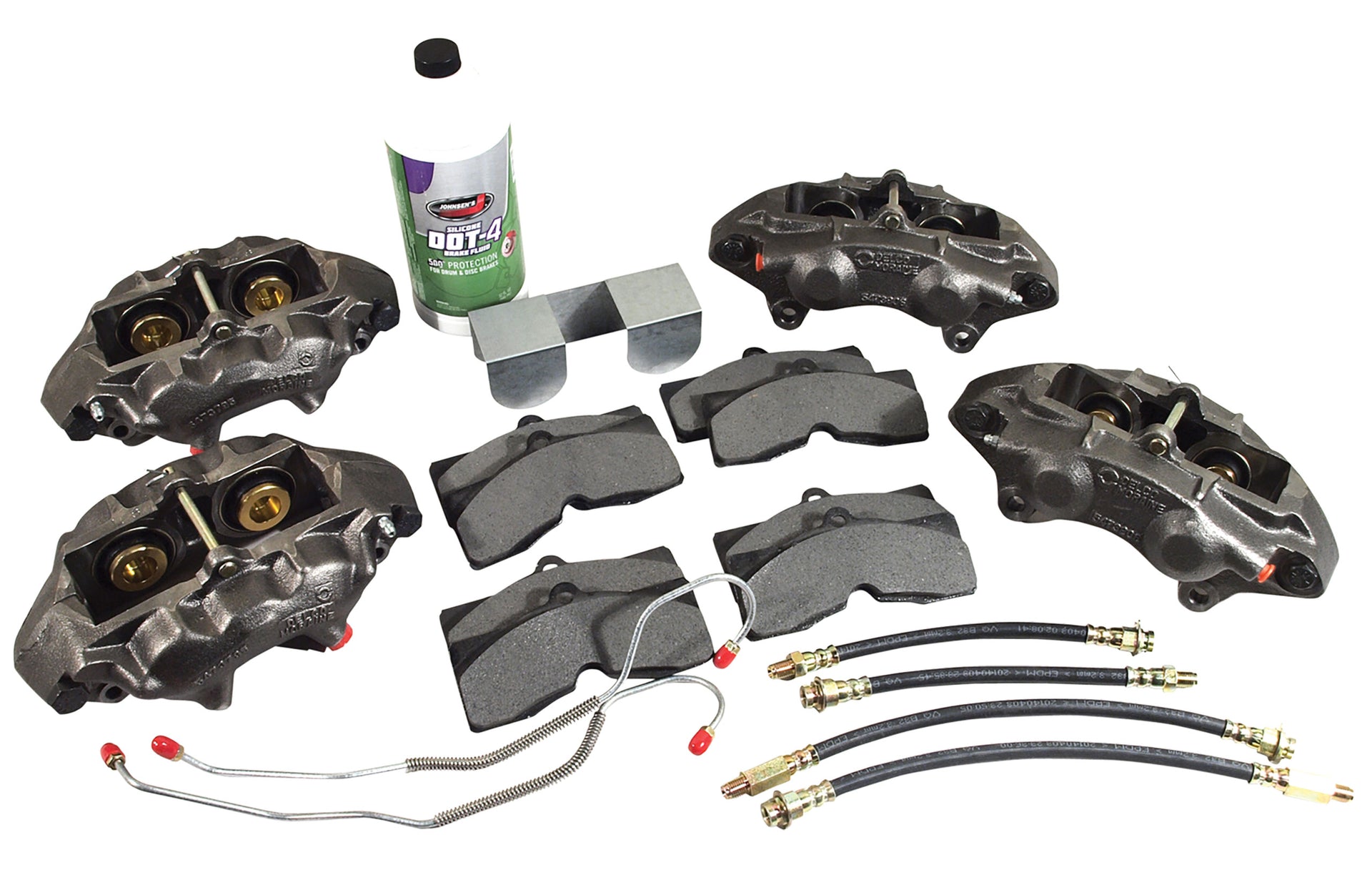 1965-1982 Corvette Rebuilt Delco Moraine Caliper Set #1 With OE Style Lip Seals-43034-Corvette-Store-Online