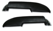1959-1961 Corvette Armrest Assemblies W/Chrome Ends - W/Chrome End Black-430420-Corvette-Store-Online