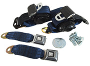 1974-1977 Corvette Navy Lap & Shoulder Seat Belts - Single Retractor-43186-Corvette-Store-Online
