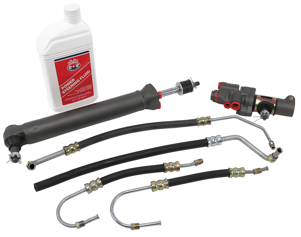 1965-1974 Corvette Power Steering Kit W/Rebuilt Valve & Cylinder - Big Block-43201-Corvette-Store-Online