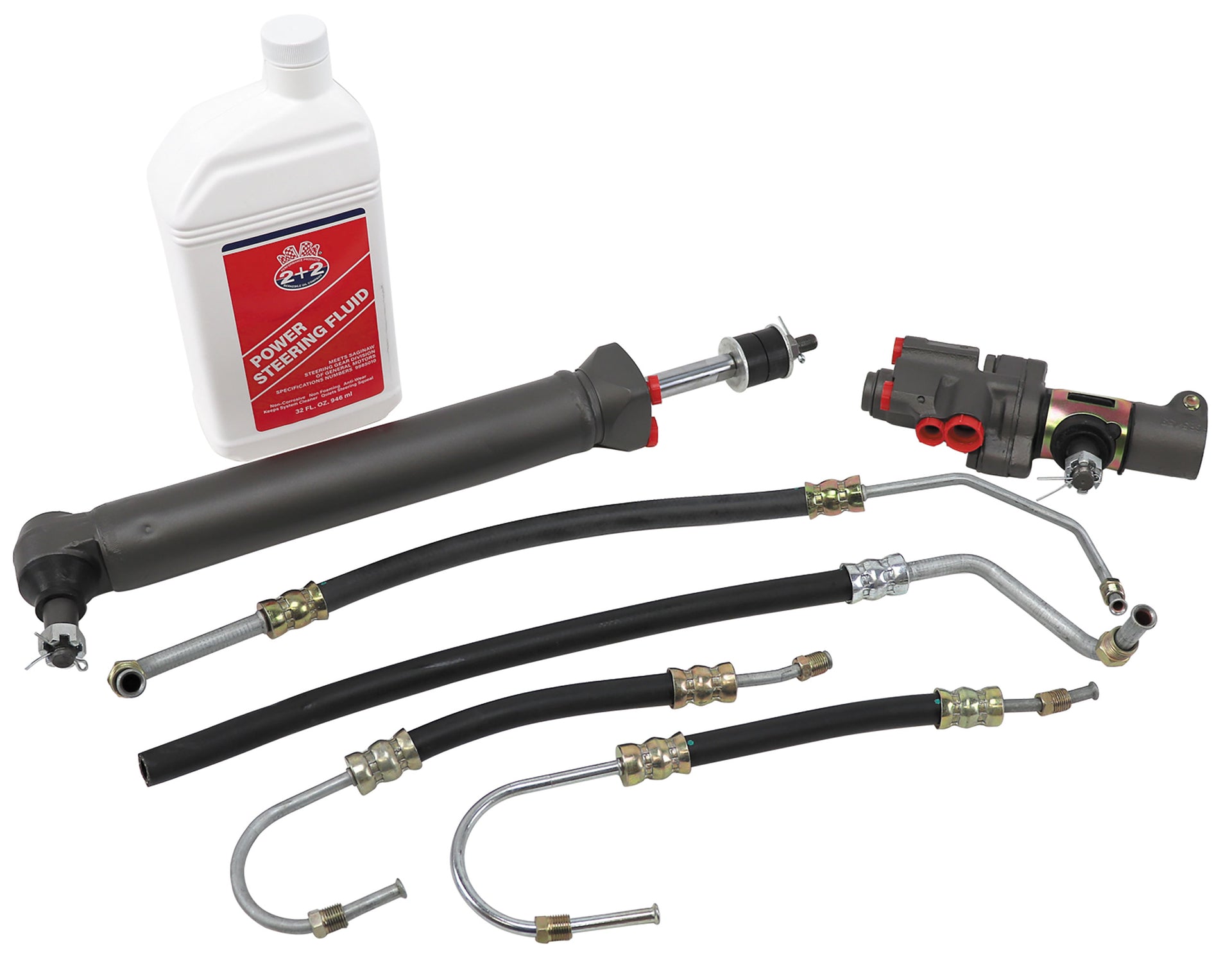 1965-1974 Corvette Power Steering Kit W/Rebuilt Valve & Cylinder - Big Block-43201-Corvette-Store-Online