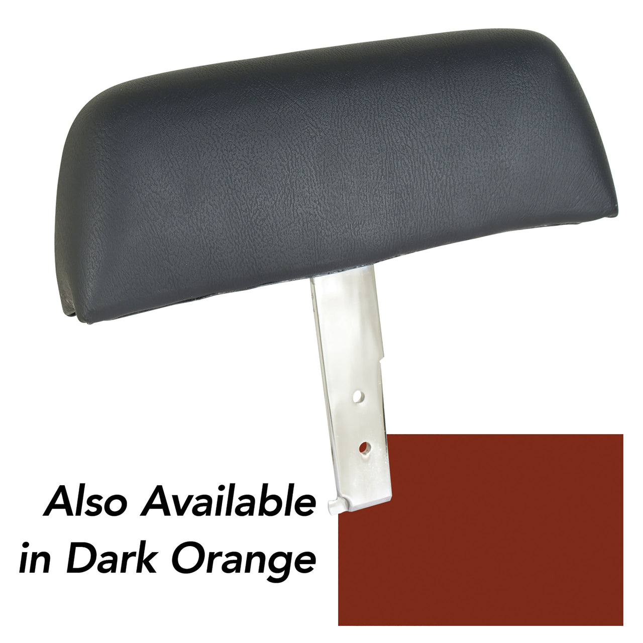 1968-1968 Corvette Headrests Dark Orange Complete W/ABS Covers-432338-Corvette-Store-Online