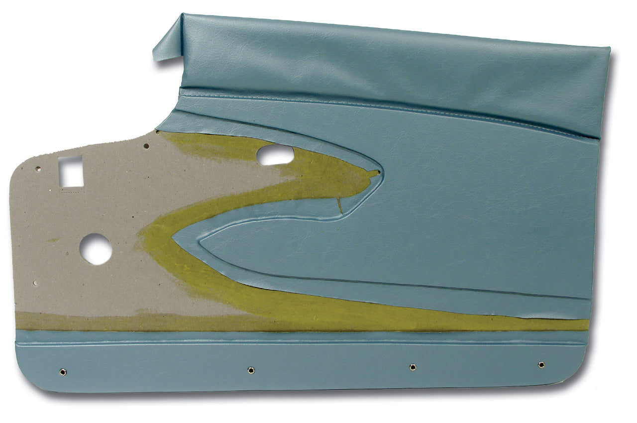 1959-1959 Corvette Door Panels Blue W/O Supports-434807-Corvette-Store-Online