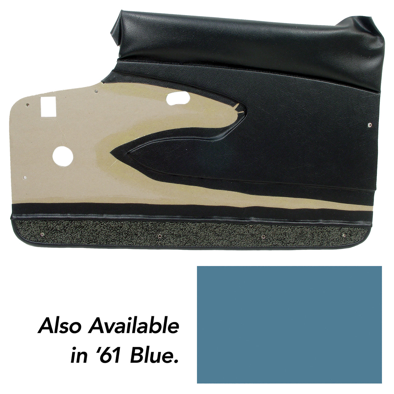 1961-1961 Corvette Door Panels Blue-435308-Corvette-Store-Online