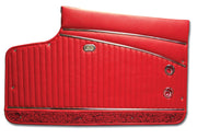 1962-1962 Corvette Door Panels Red Deluxe-436435-Corvette-Store-Online