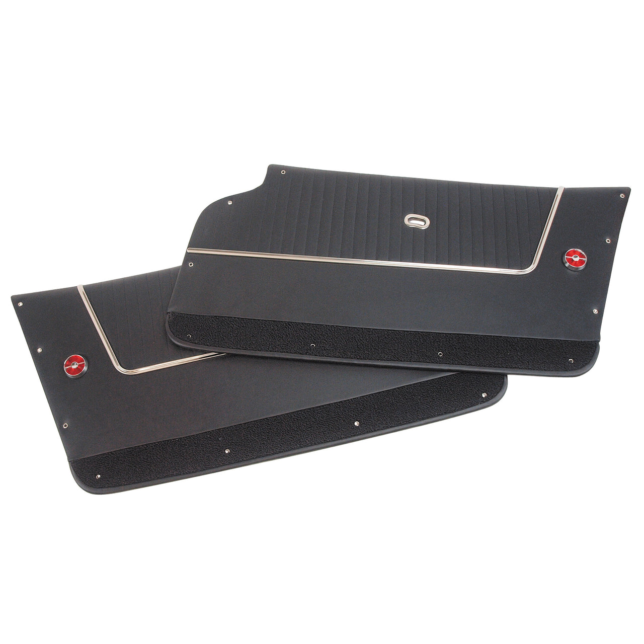 1963-1964 Corvette Door Panels Leather Black Convertible W/Trim-436720-Corvette-Store-Online