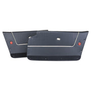 1963-1964 Corvette Door Panels Leather Dark Blue Convertible W/Trim-436742-Corvette-Store-Online