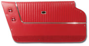 1963-1964 Corvette Door Panels Red - Convertible - W/Trim-437335-Corvette-Store-Online