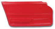 1965-1966 Corvette Door Panel Red Coupe W/Felt LH-439130-Corvette-Store-Online