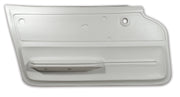 1965-1966 Corvette Door Panel White Coupe W/Felt LH-439165-Corvette-Store-Online