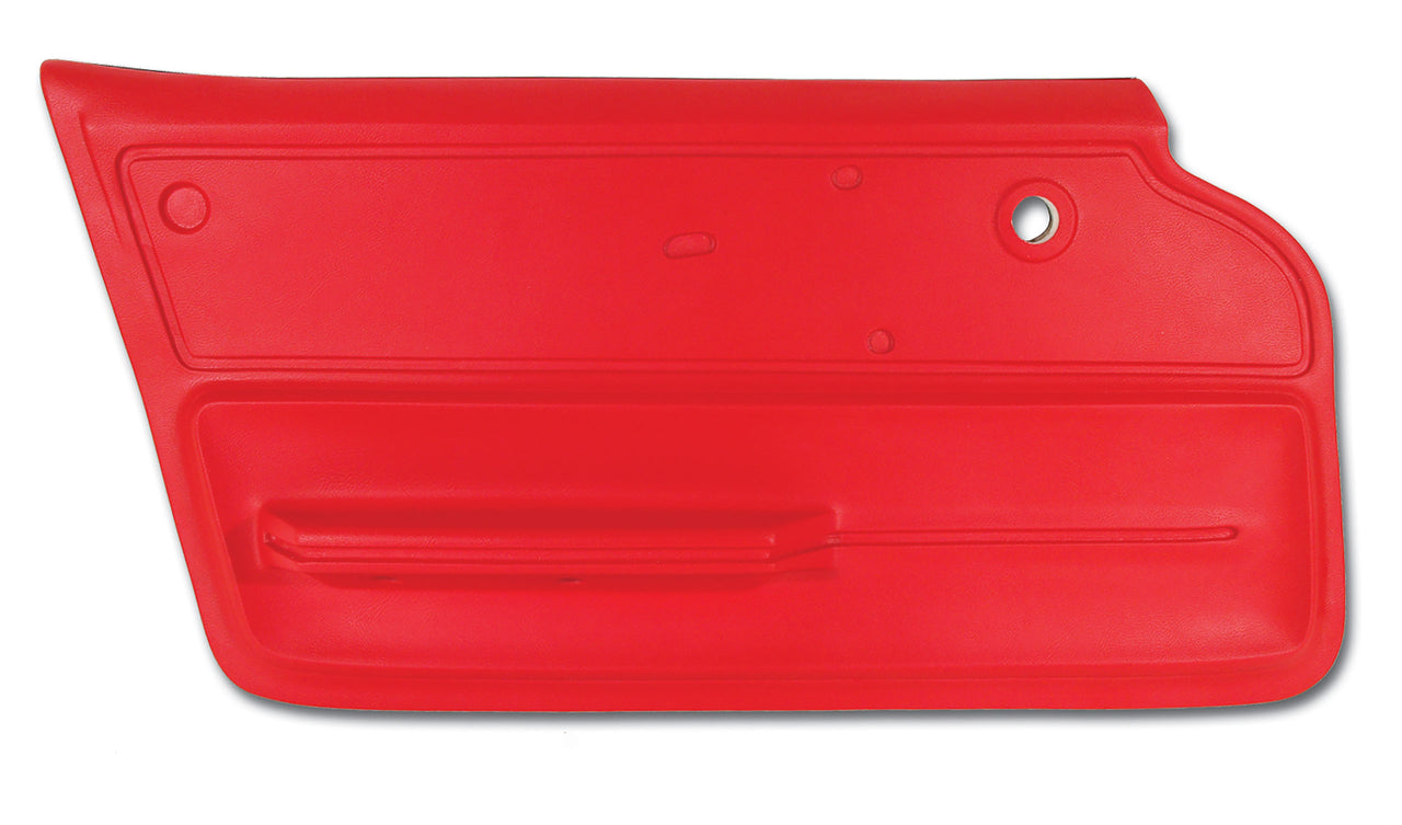 1965-1966 Corvette Door Panel Red Convertible W/Felt LH-439330-Corvette-Store-Online
