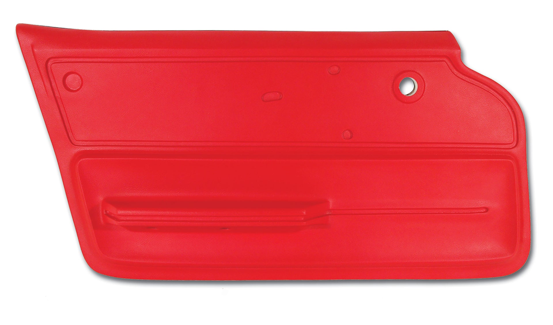 1965-1966 Corvette Door Panel Red Convertible W/Felt LH-439330-Corvette-Store-Online