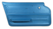 1965-1966 Corvette Door Panel Bright Blue Convertible W/Felt LH-439340-Corvette-Store-Online