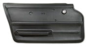 1967-1967 Corvette Door Panel Black Coupe W/Felt LH-439520-Corvette-Store-Online