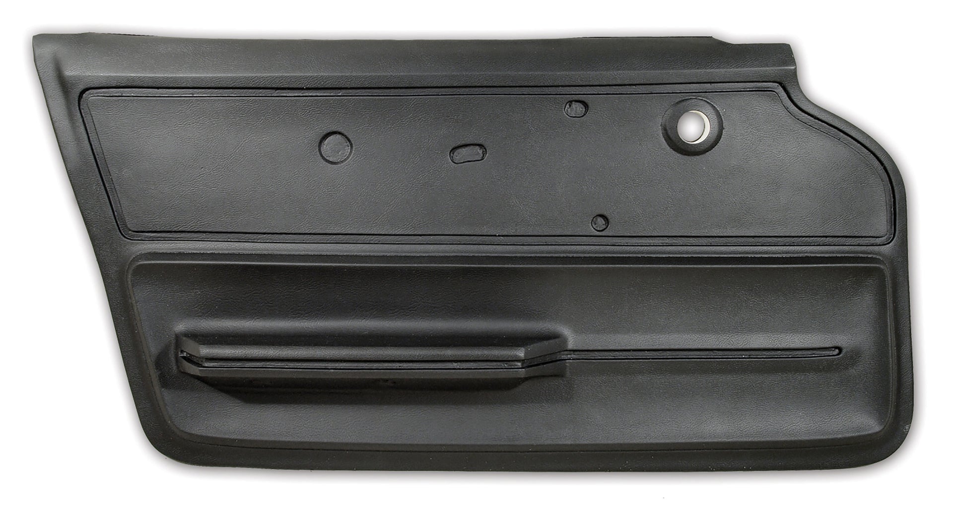 1967-1967 Corvette Door Panel Black Coupe W/Felt LH-439520-Corvette-Store-Online