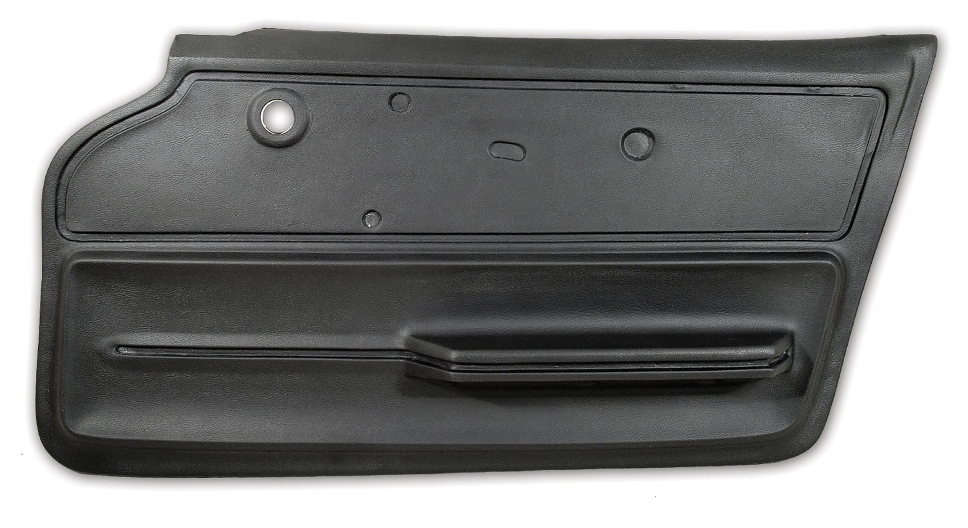 1967-1967 Corvette Door Panel Black Coupe W/Felt RH-439620-Corvette-Store-Online