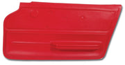 1967-1967 Corvette Door Panel Red Coupe W/Felt RH-439630-Corvette-Store-Online