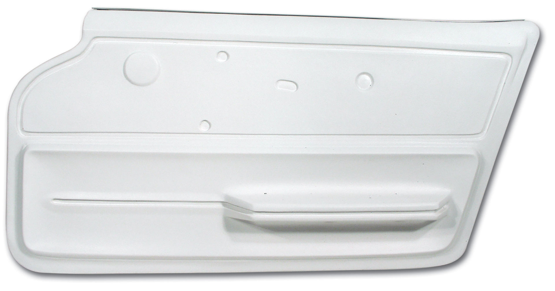 1967-1967 Corvette Door Panel White Convertible W/Felt RH-439865-Corvette-Store-Online