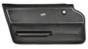 1965-1966 Corvette Door Panel Black Coupe W/Trim LH-439920-Corvette-Store-Online