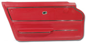 1965-1966 Corvette Door Panel Red Coupe W/Trim LH-439930-Corvette-Store-Online