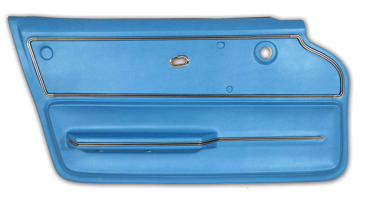 1965-1966 Corvette Door Panel Bright Blue Coupe W/Trim LH-439940-Corvette-Store-Online