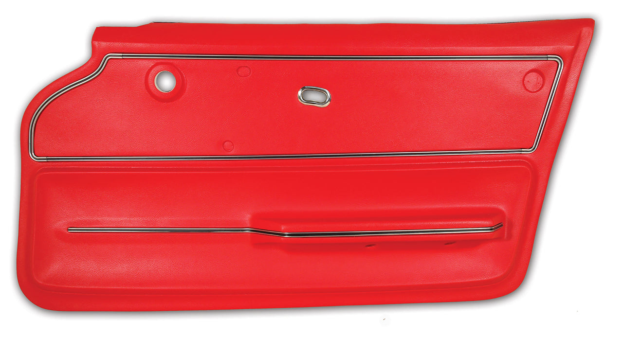 1965-1966 Corvette Door Panel Red Coupe W/Trim RH-440030-Corvette-Store-Online