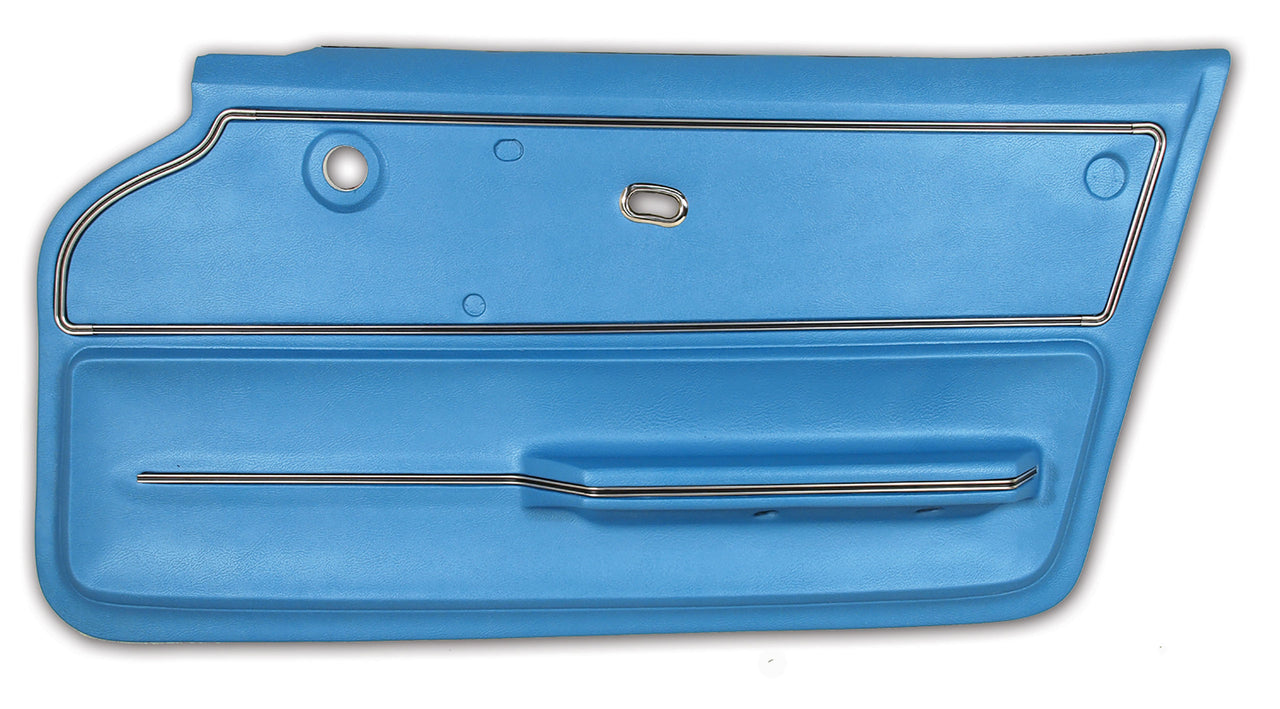 1965-1966 Corvette Door Panel Bright Blue Coupe W/Trim RH-440040-Corvette-Store-Online