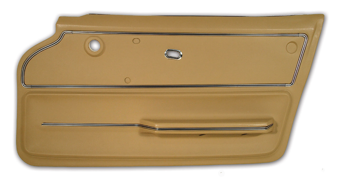 1965-1966 Corvette Door Panel Saddle Coupe W/Trim RH-440052-Corvette-Store-Online