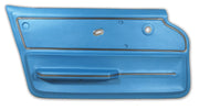 1965-1966 Corvette Door Panel Bright Blue Convertible W/Trim LH-440140-Corvette-Store-Online