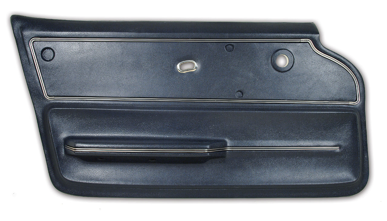 1966-1966 Corvette Door Panel Dark Blue Convertible W/Trim LH-440144-Corvette-Store-Online