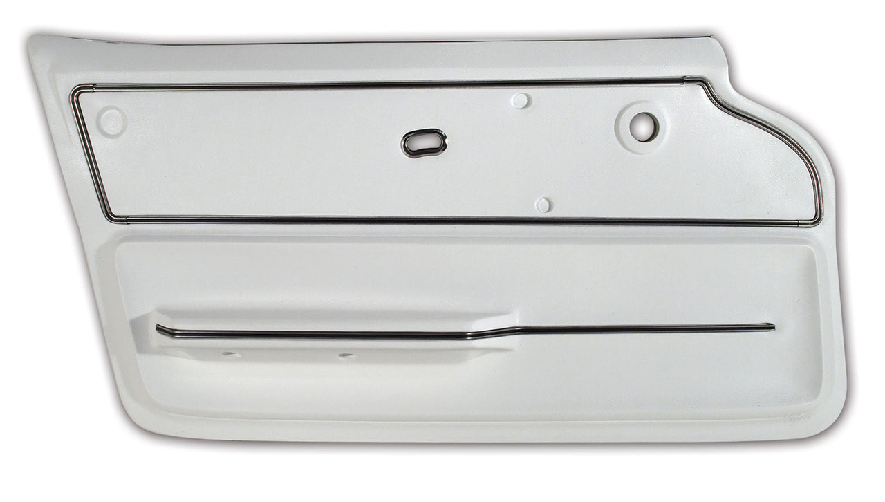 1965-1966 Corvette Door Panel White Convertible W/Trim LH-440165-Corvette-Store-Online