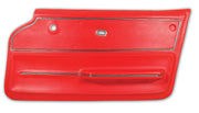 1965-1966 Corvette Door Panel Red Convertible W/Trim RH-440230-Corvette-Store-Online