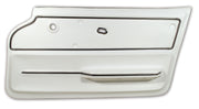 1965-1966 Corvette Door Panel White Convertible W/Trim RH-440265-Corvette-Store-Online