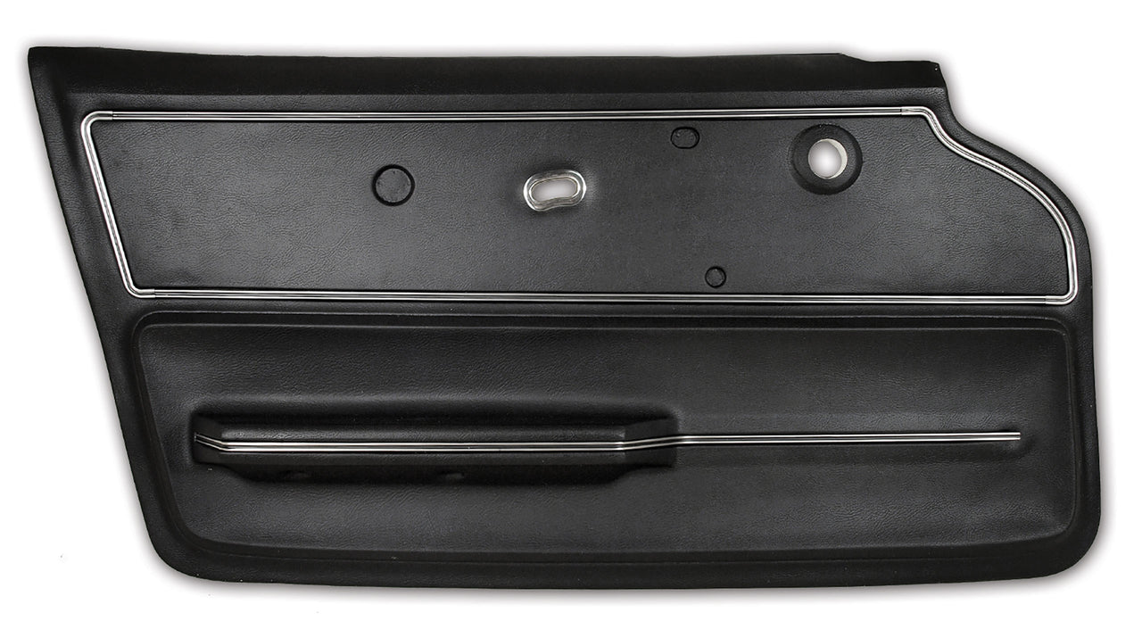 1967-1967 Corvette Door Panel Black Coupe W/Trim LH-440320-Corvette-Store-Online