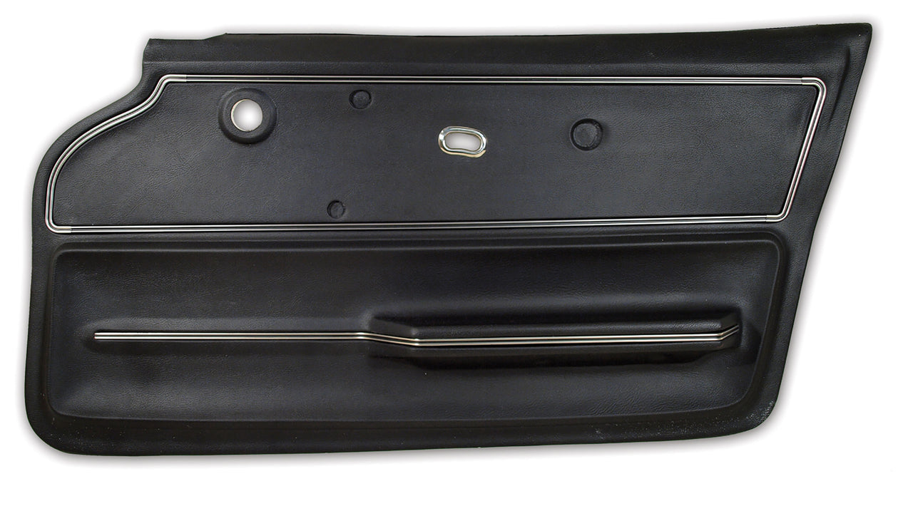 1967-1967 Corvette Door Panel Black Coupe W/Trim RH-440420-Corvette-Store-Online