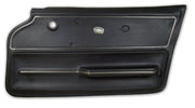 1967-1967 Corvette Door Panel Black Coupe W/Trim RH-440420-Corvette-Store-Online