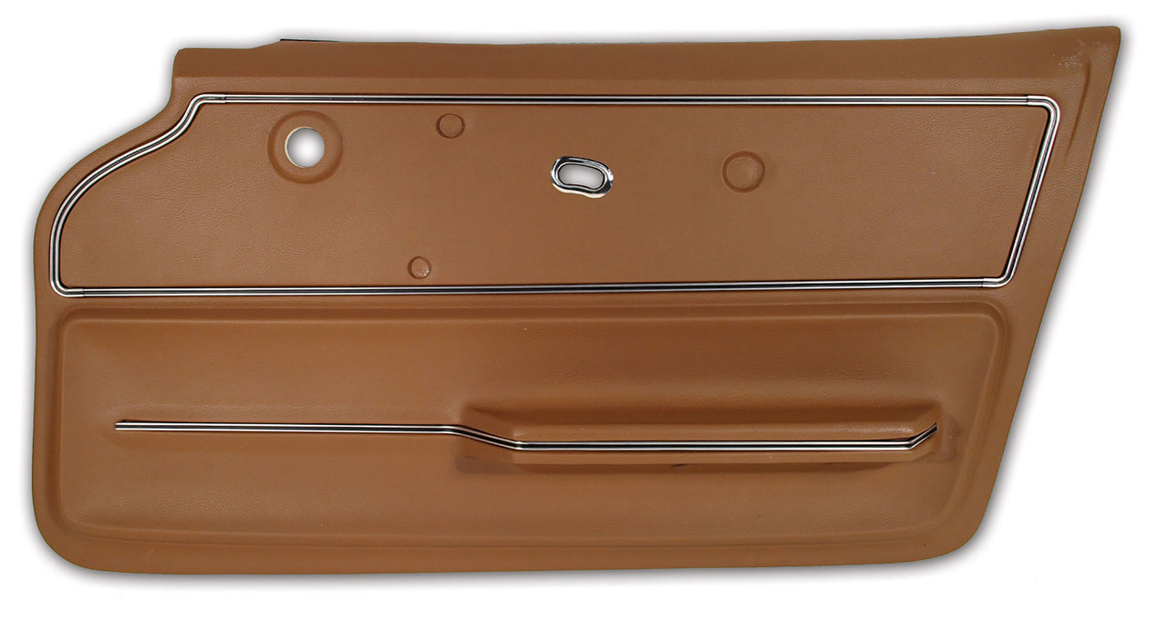 1967-1967 Corvette Door Panel Saddle Coupe W/Trim RH-440453-Corvette-Store-Online