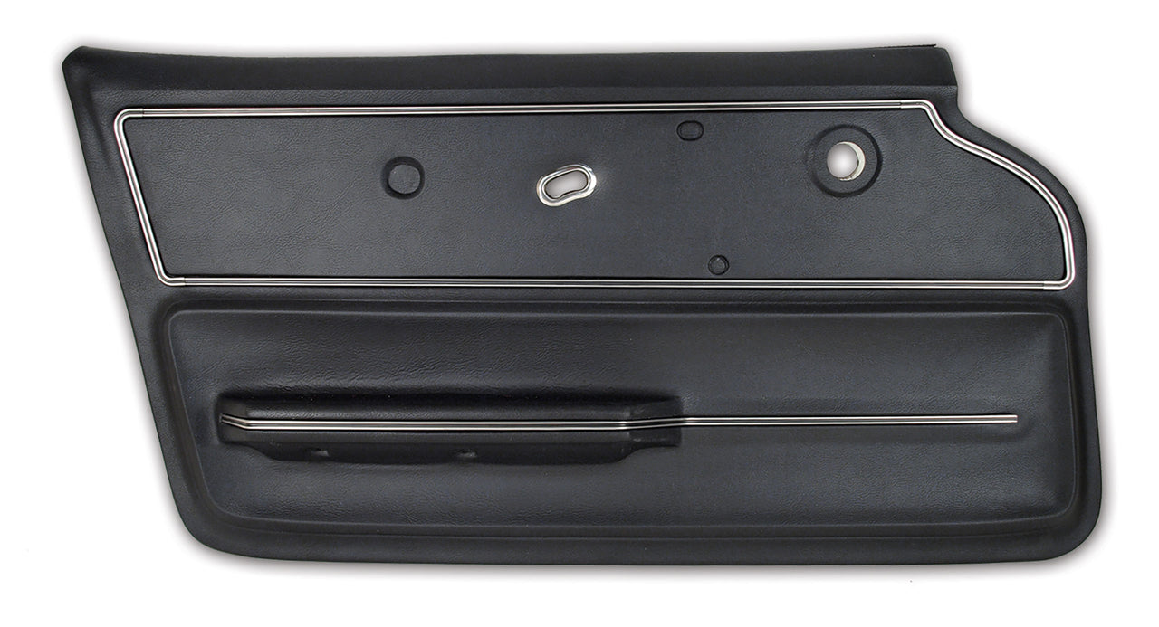 1967-1967 Corvette Door Panel Black Convertible W/Trim LH-440520-Corvette-Store-Online