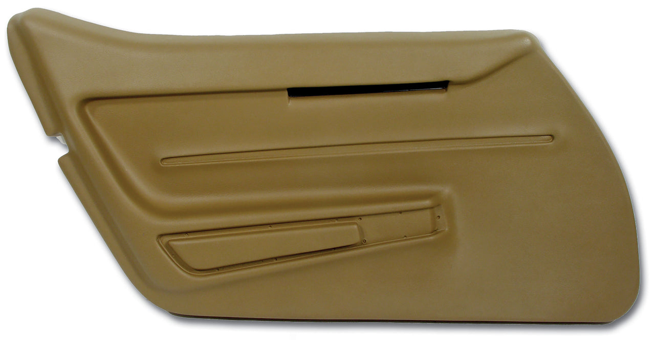 1968-1968 Corvette Door Panel Saddle LH-440956-Corvette-Store-Online
