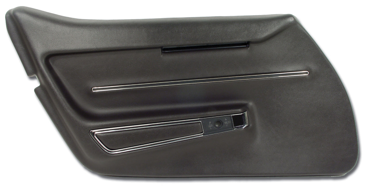 1968-1968 Corvette Door Panel Tobacco W/Trim LH-441128-Corvette-Store-Online