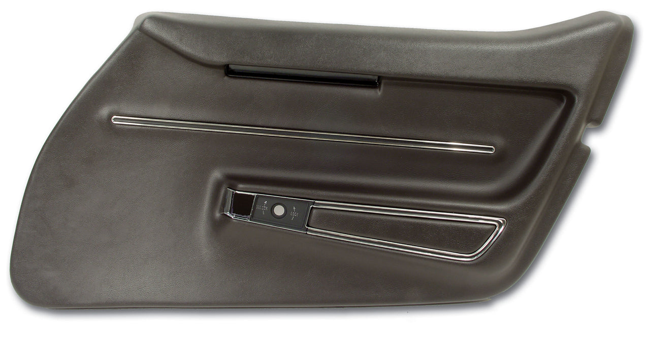 1968-1968 Corvette Door Panel Tobacco W/Trim RH-441228-Corvette-Store-Online