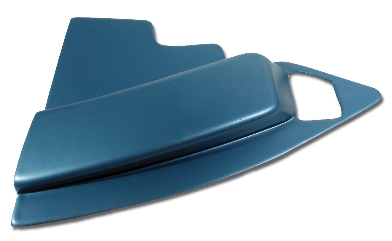 1965-1967 Corvette Radio Side Panel Bright Blue RH 67 W/Air Conditioner-444840-Corvette-Store-Online